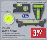 Wasserwaagen von WORKZONE für 3,99 € bei ALDI Nord im Angebot Wasserwaagen von WORKZONE im aktuellen ALDI Nord Prospekt