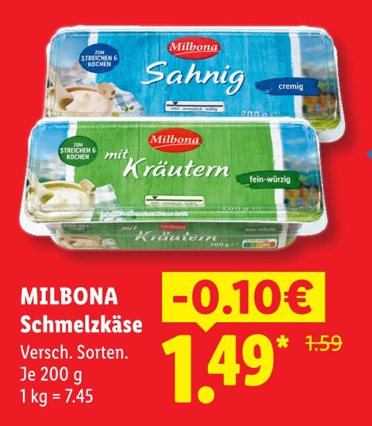 Schmelzkäse Sahnig