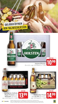 Bier im EDEKA Prospekt "Aktuelle Angebote" mit 58 Seiten (Ludwigsburg)