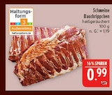 Aktuelles Schweine Bauchrippen heißgeräuchert Angebot bei Marktkauf in Leipzig ab 0,99 €