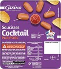 Saucisses Cocktail pur porc - CASINO en promo chez Géant Casino Aubervilliers à 1,49 €
