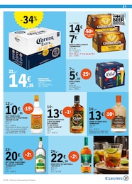 Offre Rhum De Martinique dans le catalogue E.Leclerc du moment à la page 21