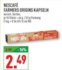 Aktuelles FARMERS ORIGINS KAPSELN Angebot bei Marktkauf in Gütersloh ab 2,49 €