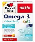 Multivitamin + Omega-3 Kids Gel-Tabs von Doppelherz für 7,45 € bei Rossmann im Angebot Multivitamin + Omega-3 Kids Gel-Tabs von Doppelherz im aktuellen Rossmann Prospekt