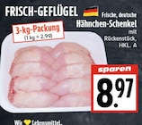 Frische deutsche Hähnchen-Schenkel bei EDEKA im Schwalmstadt Prospekt für 8,97 €
