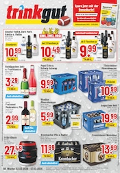 Trinkgut Getränkemärkte Prospekt der aktuellen Woche mit 10 Seiten, gültig von 02.02.2026 bis 07.02.2026, in Marienrachdorf und Umgebung Aktueller Trinkgut Getränkemärkte Prospekt in Marienrachdorf und Umgebung, "Aktuelle Angebote" mit 10 Seiten, 02.02.2026 - 07.02.2026