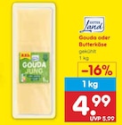 Gouda oder Butterkäse bei Netto Marken-Discount im Essen Prospekt für 4,99 €