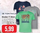 Kinder-T-Shirt Angebote von Tom Tailor bei Kaufhaus Stolz Bremerhaven für 5,99 €
