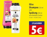 Gliss Shampoo oder Spülung Angebote bei famila Nordost Buchholz für 5,00 €