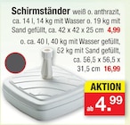 Aktuelle Sonnenschirm Angebote bei Zimmermann in Göttingen Aktuelles Schirmständer weiß o. anthrazit Angebot bei Zimmermann in Göttingen ab 4,99 €