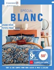 Catalogue Supermarchés E.Leclerc en cours à La Ville-Aux-Clercs et alentours, "SPÉCIAL BLANC", 56 pages, 26/12/2024 - 11/01/2025