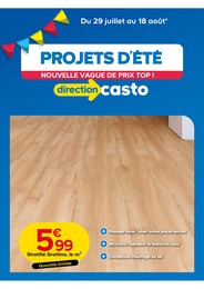 Prospectus Castorama à Saint-André-lez-Lille, "PROJETS D'ÉTÉ", 1 page, 29/07/2026 - 18/08/2026