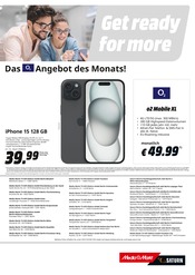 Smartphone Angebote im Prospekt "Get ready for more" von MediaMarkt Saturn auf Seite 1