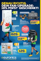Küchengeräte im EURONICS Prospekt in Dormagen Aktueller EURONICS Prospekt mit Küchengeräte, "GENAU RICHTIG. DEIN FAN-UPGRADE: 19% MWST. GESCHENKT.", Seite 1