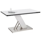 ESSTISCH 140/80/76 cm Nachbildung Metall, Glas, Holzwerkstoff rechteckig Grau, Weiß, Edelstahlfarben, Weiß Hochglanz im Angebot bei XXXLutz in Wismar ESSTISCH 140/80/76 cm Nachbildung Metall, Glas, Holzwerkstoff rechteckig Grau, Weiß, Edelstahlfarben, Weiß Hochglanz Angebote von Carryhome bei XXXLutz Wismar für 199,00 €