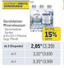 Mineralwasser Angebote von Gerolsteiner bei Metro Dessau-Roßlau für 3,99 €