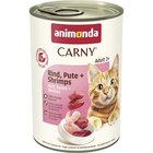 Aktuelles Animonda Cat Dose Carny Adult Rind & Pute & Shrimps 400 g Angebot bei Zookauf in Neuss ab 1,99 €