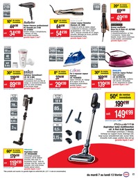 Prix et réduction Aspirateur dans le prospectus Cora en cours Offre Aspirateur dans le catalogue Cora du moment à la page 21