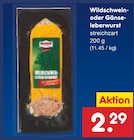 Wildschweinleberwurst Angebote bei Netto Marken-Discount Jena für 2,29 €