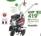 Motobineuse thermique 79 cm³ - INVENTIV en promo chez Mr. Bricolage Saint-Denis à 419,00 €