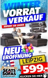 Seats and Sofas Prospekt "Aktuelle Angebote" für Grimma, 1 Seite, 21.01.2023 - 28.01.2023 Seats and Sofas Prospekt "Aktuelle Angebote" für Grimma, 1 Seite, 21.01.2023 - 28.01.2023