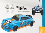 Voiture de course vintage RC 1/24ème en promo chez JouéClub Poitiers à 19,99 €