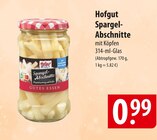Spargel-Abschnitte mit Köpfen Angebote von Hofgut bei famila Nordost Neustadt für 0,99 €