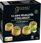 16 Mini Feuilletés d'Escargot - GOURMET FINEST CUISINE à 4,89 € dans le catalogue Aldi