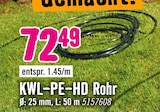 KWL-PE-HD Rohr von  im aktuellen Hornbach Prospekt für 72,49 €
