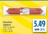 Jagdwurst bei diska im Auerbach Prospekt für 5,49 €