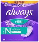 Slipeinlagen Daily Protect im REWE Prospekt Slipeinlagen Daily Protect von Always im aktuellen REWE Prospekt für 2,59 €