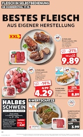 Aktueller Kaufland Prospekt mit Schweinefleisch, "Aktuelle Angebote", Seite 22