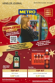 Cola im Metro Prospekt "Händler Journal" mit 26 Seiten (Grevenbroich)