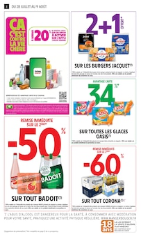 Catalogue Intermarché Express de la semaine 32, "-50% DE REMISE IMMÉDIATE SUR LE 2ÈME", page 2, 28/07/2026 - 09/08/2026 Prospectus Intermarché Express en cours, "-50% DE REMISE IMMÉDIATE SUR LE 2ÈME", page 2 sur 16