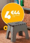 Tabouret pliant en promo chez Gifi Tabouret pliant dans le catalogue Gifi