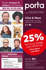 porta Möbel Prospekt für Peine mit 1 Seiten porta Möbel Prospekt für Peine: "Click & Meet", 1 Seiten, 08.03.2021 - 14.03.2021