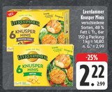 Knusper Minis Natur im Angebot bei EDEKA in Gera Knusper Minis Natur Angebote von Leerdammer bei EDEKA Gera für 2,22 €
