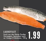Aktuelles LACHSFILET Angebot bei E center in Essen ab 1,99 €