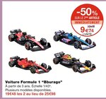 Voiture Formule 1 - Bburago en promo chez Monoprix Rouen à 9,74 €