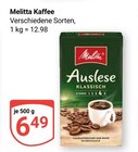 Kaffee Angebote von Melitta bei GLOBUS Pirmasens für 6,49 €