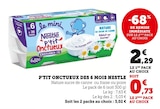 Bi1 Saint-Gengoux-le-National - Promo P'tit Onctueux des 6 mois Promo P'tit Onctueux des 6 mois à 0,73 € dans le catalogue Bi1 à Saint-Gengoux-le-National