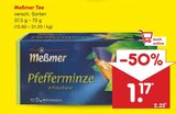 Tee Pfefferminze im Angebot bei Netto Marken-Discount in Kassel Tee Pfefferminze Angebote von Meßmer bei Netto Marken-Discount Kassel für 1,17 €