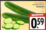 EDEKA Biebertal - Salatgurken Angebot im Prospekt Salatgurken bei EDEKA im Biebertal Prospekt für 0,59 €