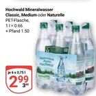 Aktuelles Hochwald Mineralwasser Classic Angebot bei GLOBUS in Mannheim ab 2,99 €