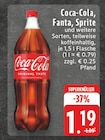 Aktuelle Coca Cola Angebote bei E center in Königswinter Aktuelles Coca-Cola, Fanta, Sprite Angebot bei E center in Königswinter ab 1,19 €