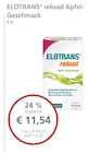 LINDA Premiumapotheke Mücke - ELOTRANS reload Apfel-Geschmack Angebot im Prospekt ELOTRANS reload Apfel-Geschmack bei LINDA Premiumapotheke im Mücke Prospekt für 11,54 €