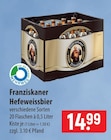 Hefeweissbier Angebote von Franziskaner bei famila Nordost Buchholz für 14,99 €