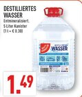 Destilliertes Wasser von Gut & Günstig für 1,49 € bei Marktkauf im Angebot Destilliertes Wasser von Gut & Günstig im aktuellen Marktkauf Prospekt