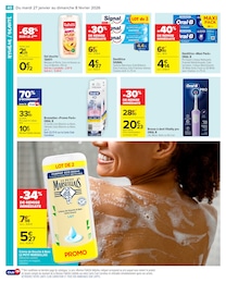 Prix et réduction Dentifrice dans le prospectus Carrefour Market en cours Offre Dentifrice dans le catalogue Carrefour Market du moment à la page 42