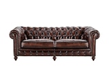 uno Ledersofa im Vintagelook Chesterfield im aktuellen Höffner Prospekt